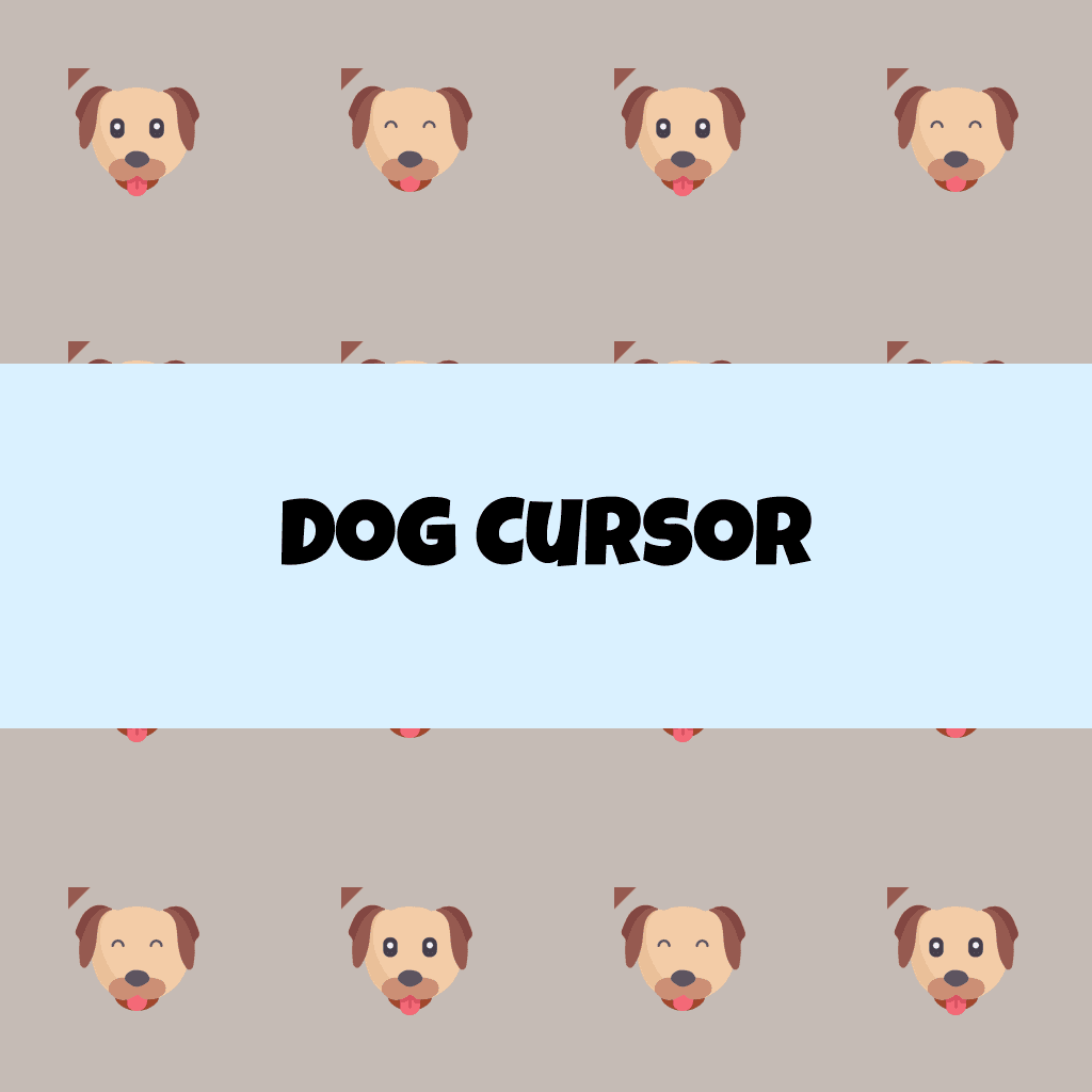 Preview Dog cursor custom cursor pack